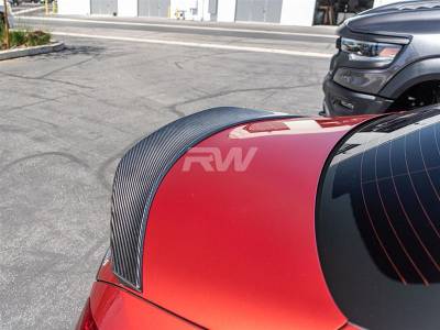RW Carbon - Mercedes W205 GTX Carbon Fiber Trunk Spoiler mercw20509 - Image 5