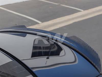 RW Carbon - Mercedes W206 XR Style Carbon Fiber Trunk Spoiler mercw20602 - Image 4