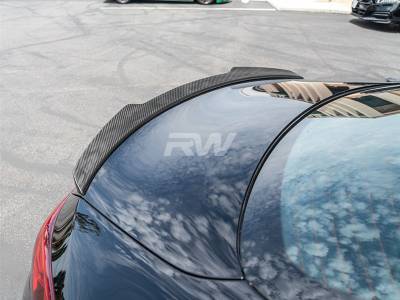 RW Carbon - Mercedes C118 DTM Carbon Fiber Trunk Spoiler mercc11801 - Image 2