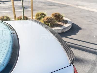 RW Carbon - Mercedes W211 AMG Style Carbon Fiber Trunk Spoiler mercw21108 - Image 3