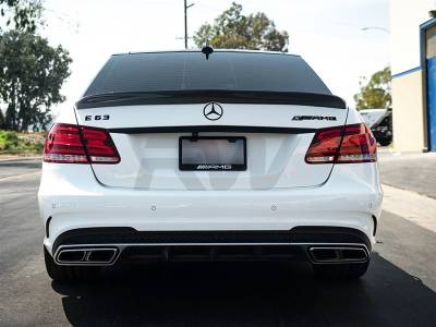 RW Carbon - Mercedes W212 DTM Carbon Fiber Trunk Spoiler mercw21215 - Image 2