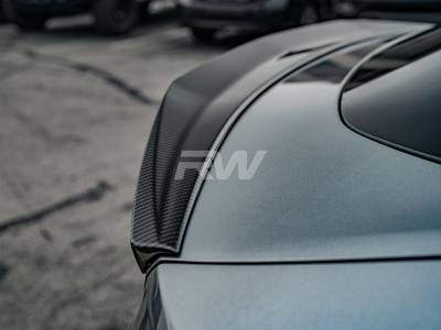 RW Carbon - Mercedes W167 GLE Coupe Carbon Fiber Trunk Spoiler mercw16701 - Image 4