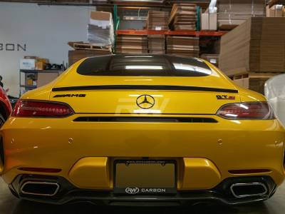 RW Carbon - Mercedes C190 GT GTC GTS RWS CF Trunk Spoiler mercc19008 - Image 2