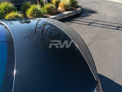 RW Carbon - Mercedes W222 Carbon Fiber Trunk Spoiler mercw22201 - Image 2