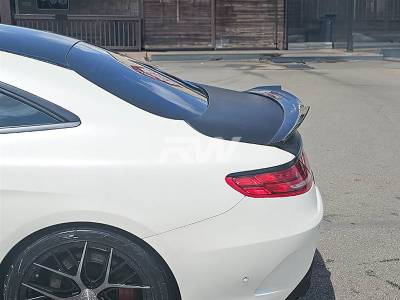 RW Carbon - Mercedes C217 DTM Carbon Fiber Trunk Spoiler mercc217001 - Image 2