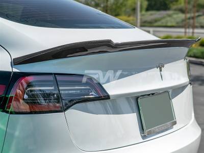 Tesla Model 3 Carbon Fiber DTM Trunk Spoiler tesla08