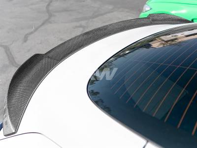 RW Carbon - Tesla Model 3 Carbon Fiber DTM Trunk Spoiler tesla08 - Image 2
