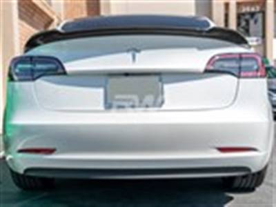 RW Carbon - Tesla Model 3 Carbon Fiber DTM Trunk Spoiler tesla08 - Image 3