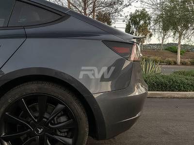 RW Carbon - Tesla Model 3 Carbon Fiber Trunk Spoiler tesla09 - Image 4