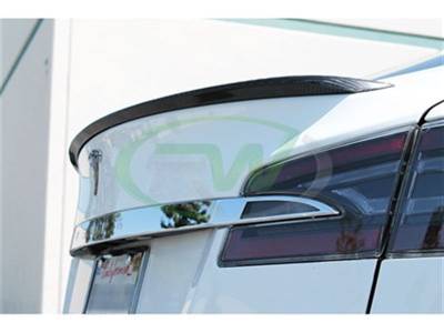 Tesla Model S Carbon Fiber Trunk Spoiler Tesla01