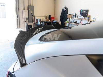 RW Carbon - Tesla Model Y DTM Carbon Fiber Trunk Spoiler tesla013 - Image 3
