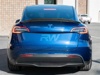 RW Carbon - Tesla Model Y GTX Carbon Fiber Trunk Spoiler tesla019 - Image 3
