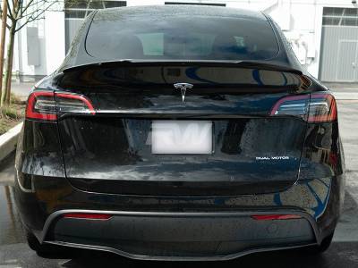 RW Carbon - Tesla Model Y Carbon Fiber Trunk Spoiler tesla010 - Image 2