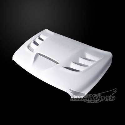 AmeriHood Fiberglass - Dodge Ram 1500 Classic VIP AmeriHood Ram Air Hood DR19CLASSICAHVIPFHW - Image 5