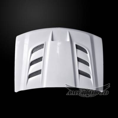 AmeriHood Fiberglass - Chevrolet Silverado 2500 VIP AmeriHood Ram Air Hood CS06AHVIPFHW25 - Image 2