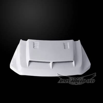 AmeriHood Fiberglass - Ford F-150 Type E AmeriHood Body Kit- Ram Air Hood F1521AHTEFHW - Image 4