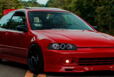 4 Car Option - Honda Civic 2DR/3DR/4DR 4 Car Option LED Dual Halo Projector Headlights - Black - Smoke LP-HC922BB-5 - Image 2