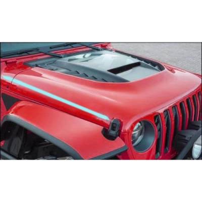 Jeep Wrangler JK STM AmeriHood Body Kit- Ram Air Hood JW18AHSTMFHWJL
