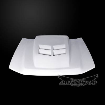 AmeriHood Fiberglass - Chevrolet Trailblazer CWL AmeriHood Heat Extracting Hood CTB02AHCWLFHW - Image 4