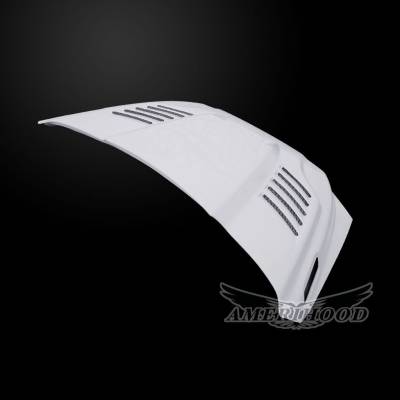 AmeriHood Fiberglass - Dodge Ram 3500 SSK AmeriHood Body Kit- Ram Air Hood DR3519AHSSKFHW - Image 4