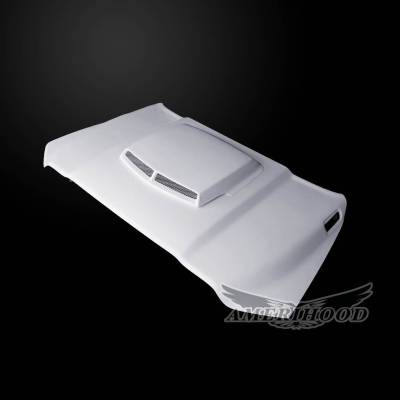 AmeriHood Fiberglass - Dodge Ram 3500 Type TA AmeriHood Body Kit- Ram Air Hood DR3519AHTAFHW - Image 5