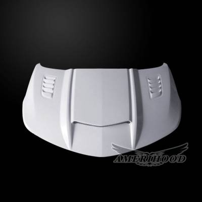 AmeriHood Fiberglass - Chevrolet Cruze SMS-Type AmeriHood Heat Extracting Hood CCZ16AHSMSFHW - Image 2