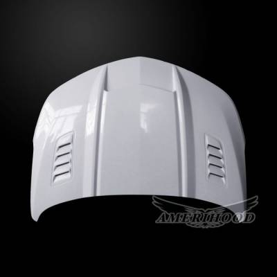 AmeriHood Fiberglass - Chevrolet Cruze SMS-Type AmeriHood Heat Extracting Hood CCZ16AHSMSFHW - Image 3