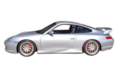 KBD Urethane - Porsche 996 GT-2 Look KBD Urethane Side Skirts Body Kit 37-2299 - Image 6
