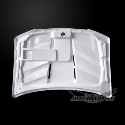 AmeriHood Fiberglass - Chevrolet Silverado 1500 VIP AmeriHood Ram Air Hood CS03AHVIPFHW - Image 2