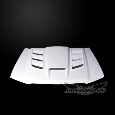 AmeriHood Fiberglass - Chevrolet Silverado 1500 VIP AmeriHood Ram Air Hood CS03AHVIPFHW - Image 3