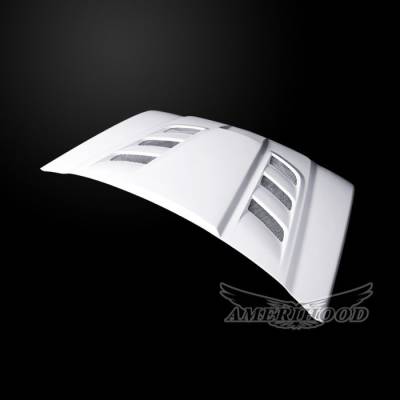 AmeriHood Fiberglass - Chevrolet Silverado 1500 VIP AmeriHood Ram Air Hood CS03AHVIPFHW - Image 4