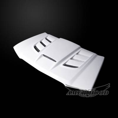 AmeriHood Fiberglass - Chevrolet Silverado 1500 VIP AmeriHood Ram Air Hood CS03AHVIPFHW - Image 5