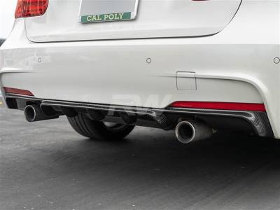 RW Carbon - BMW F30/F31 CF Diffuser - Quad Exhaust Outlet bmwf30008-3 - Image 3