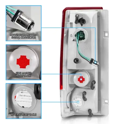 Matrix - Chevrolet Astro Red LED Taillights - GM362-B0RE2 - Image 3