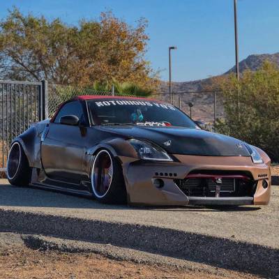 KBD Urethane - Nissan 350Z BNY Style KBD Urethane Front Body Kit Bumper 37-6053 - Image 9