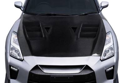 Nissan GTR TS-1 Carbon Creations Body Kit- Hood 120506