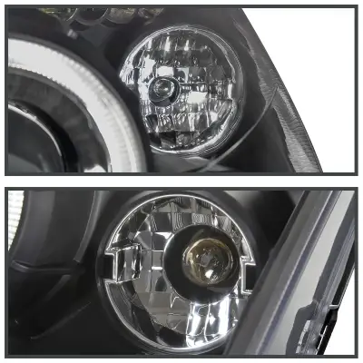 4 Car Option - Ford Focus 4 Car Option Dual Halo Projector Headlights - Black - LP-FF00BB - Image 6