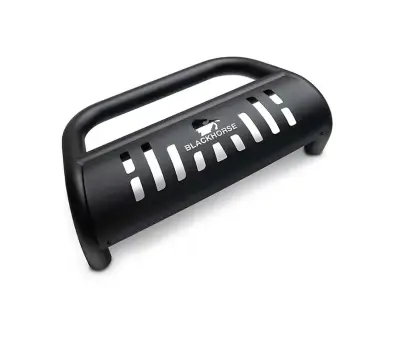 Toyota Highlander Black Horse Bull Bar guard with skid plate - Black