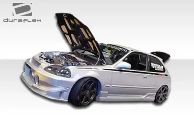 Duraflex - Honda Civic 2DR Duraflex Buddy Body Kit - 4 Piece - 110419 - Image 12