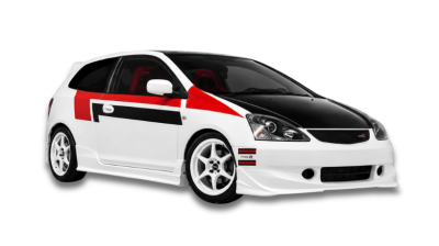 Gralix - Honda Civic HB Buddy Gralix Side Skirts Body Kit 200445 - Image 2