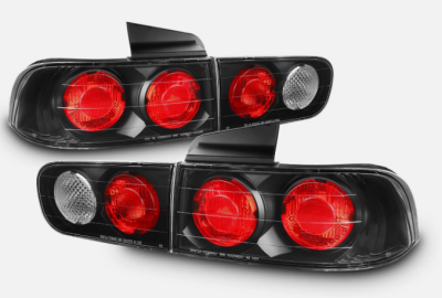 Acura Integra 4DR 4Car Option Altezza Taillights - Black - 111-AI94-4D-BK