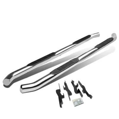 Honda Pilot Spyder 3 Inch Oval Side Step Bar T-304 Stainless SteelPolished - SSB-HP-A09S1606